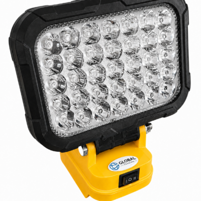 Lampa robocza 35 LED na akumulatory baterie DeWalt 18V 20V halogen mobilny
