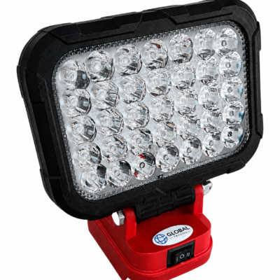 Lampa budowlana na akumulatory baterie Milwaukee 18V M18 / 35LED halogen